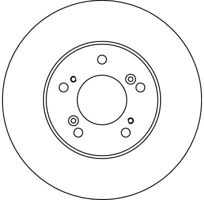 Тормозной диск DF4028 TRW #1