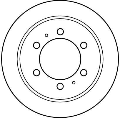 Тормозной диск DF4133 TRW #1