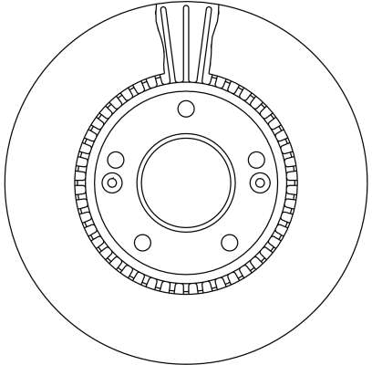 Гальмівний диск DF4283 TRW #1