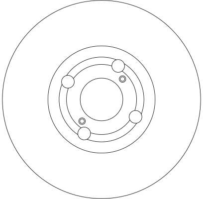 Тормозной диск DF4317 TRW #1
