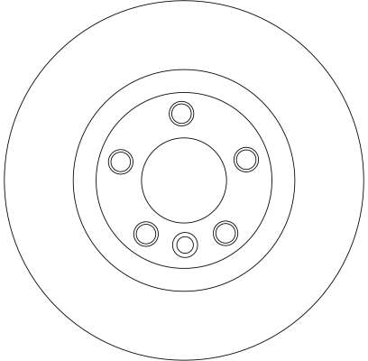Гальмівний диск DF4360 TRW #1