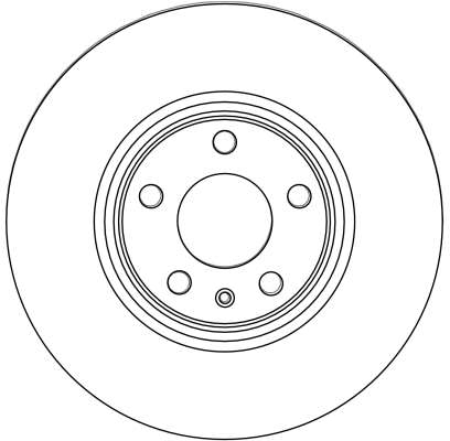 Гальмівний диск DF4470 TRW #1