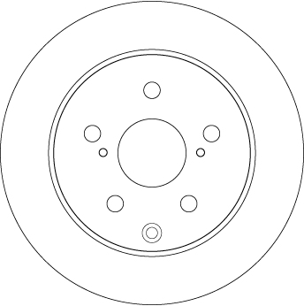 Гальмівний диск DF4829 TRW #1