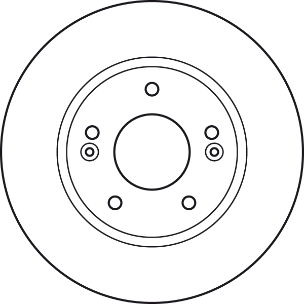 Гальмівний диск DF4922 TRW #1