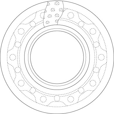 Тормозной диск DF5017S TRW #1