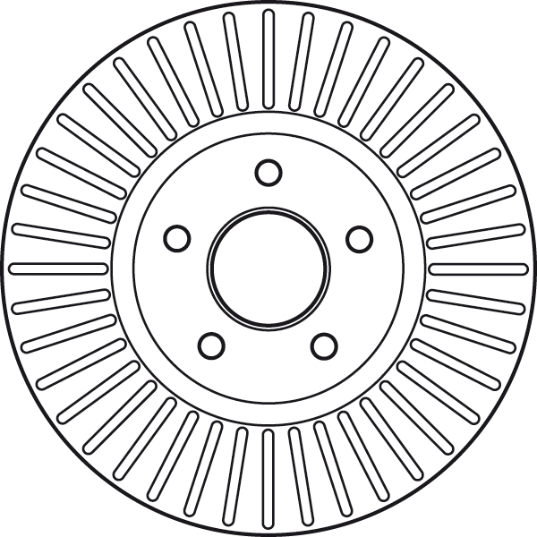 Гальмівний диск DF6019S TRW #1