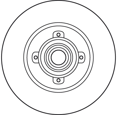 Тормозной диск DF6042BS TRW #1