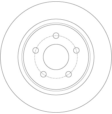 Гальмівний диск DF6150 TRW #1