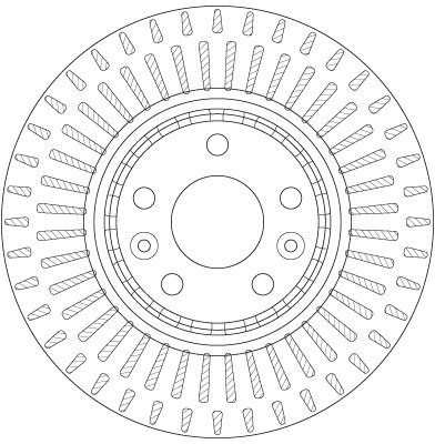 Тормозной диск DF6208S TRW #1