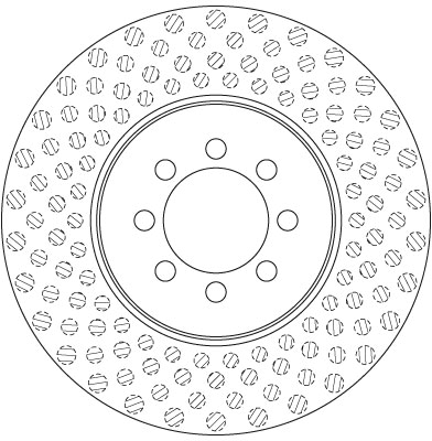 Тормозной диск DF6250S TRW #1