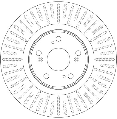 Гальмівний диск DF6437 TRW #1