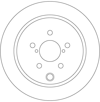 Гальмівний диск DF6503 TRW #1