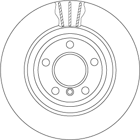 Тормозной диск   DF6617S   TRW