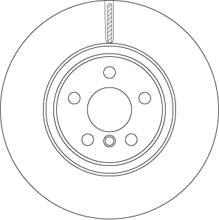 Гальмівний диск DF6749S TRW #1