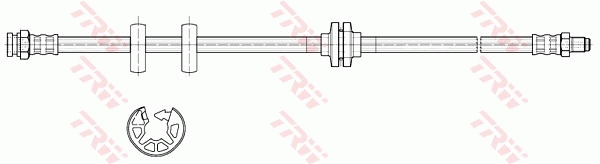 Тормозной шланг PHB399 TRW #1