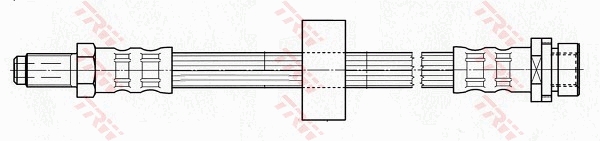 Тормозной шланг PHB414 TRW #1