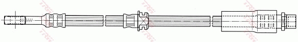 Гальмівний шланг PHD673 TRW #1