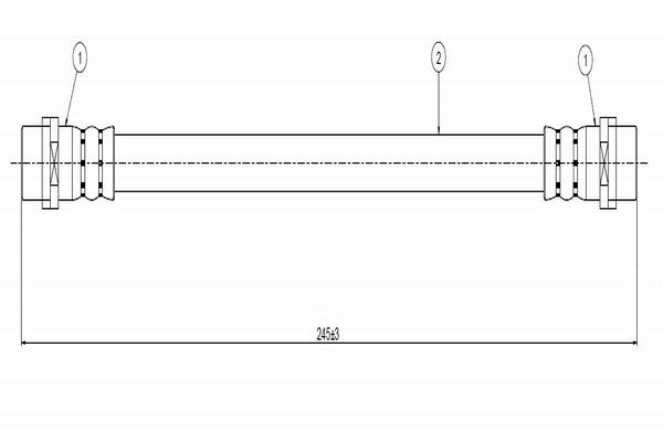 Тормозной шланг   C800 064A   CAVO