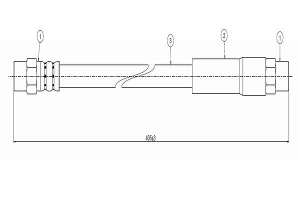 Тормозной шланг   C800 102A   CAVO