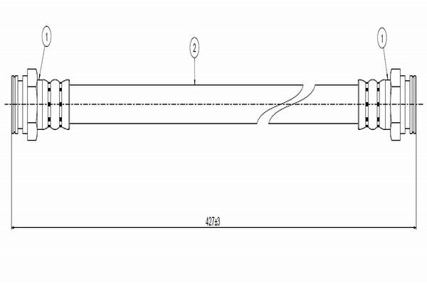 Тормозной шланг   C800 138A   CAVO