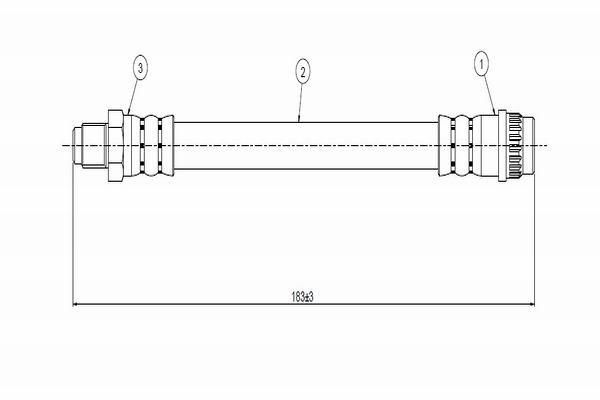 Тормозной шланг   C800 174A   CAVO