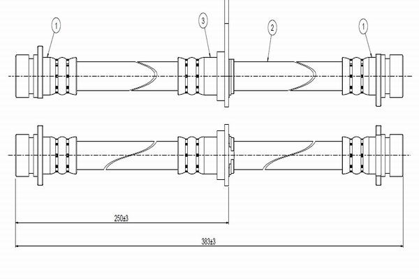 Тормозной шланг   C800 267A   CAVO