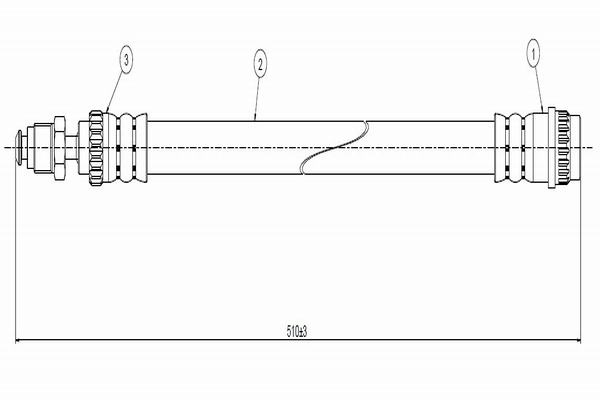 Тормозной шланг   C800 356A   CAVO