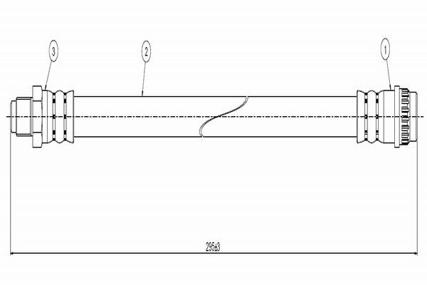 Тормозной шланг   C800 364A   CAVO