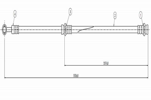 Тормозной шланг   C800 393A   CAVO