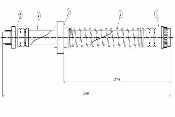 Тормозной шланг   C800 408B   CAVO