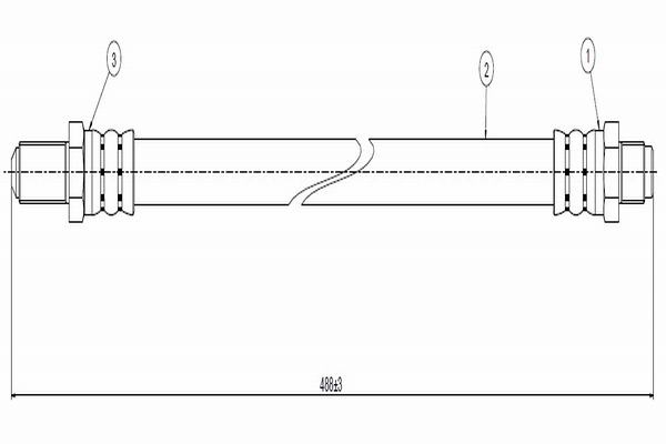 Тормозной шланг   C800 444A   CAVO