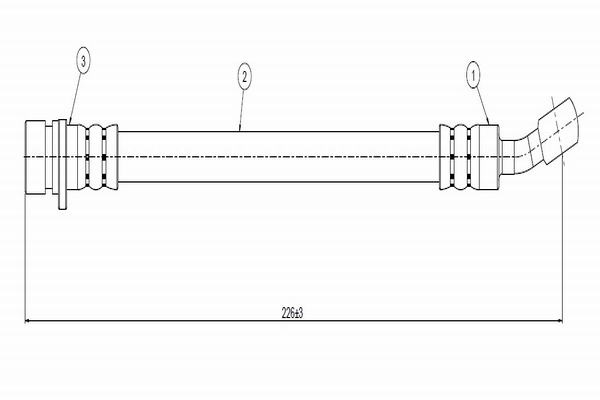 Тормозной шланг   C800 449A   CAVO