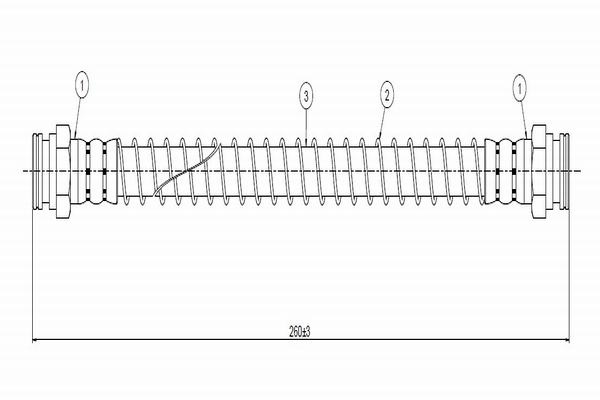 Тормозной шланг   C800 483B   CAVO