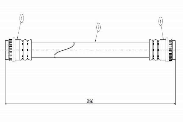 Тормозной шланг   C800 534A   CAVO