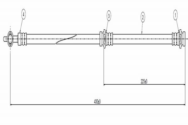 Тормозной шланг   C800 561A   CAVO