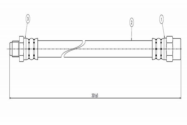 Тормозной шланг   C800 569A   CAVO