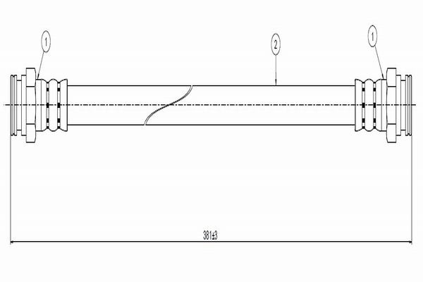 Тормозной шланг   C800 601A   CAVO