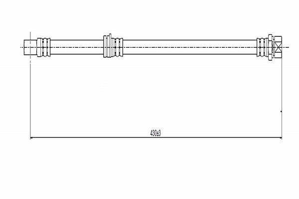 Тормозной шланг   C800 652A   CAVO