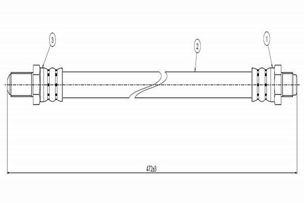 Тормозной шланг   C800 655A   CAVO