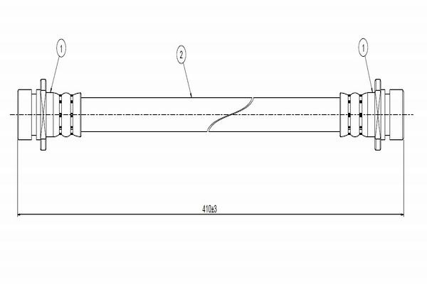 Тормозной шланг   C800 688A   CAVO