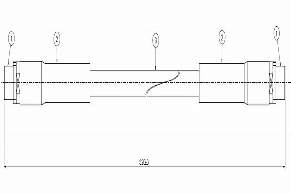 Тормозной шланг   C801 002A   CAVO