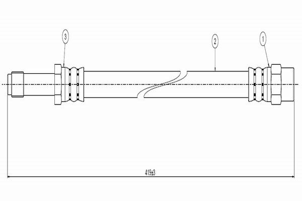 Тормозной шланг   C900 008A   CAVO