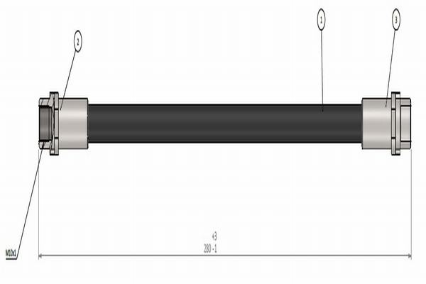 Тормозной шланг   C900 128A   CAVO