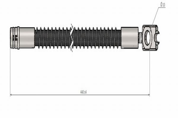 Гальмівний шланг   C900 221A   CAVO