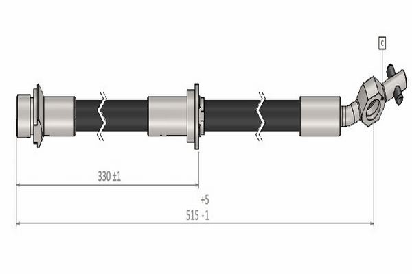 Гальмівний шланг   C900 442A   CAVO