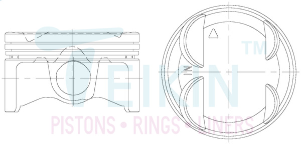 Поршень   38189.050   TEIKIN