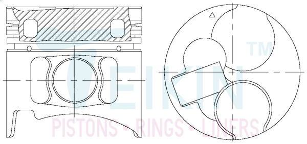 Поршень   43232AG.050   TEIKIN