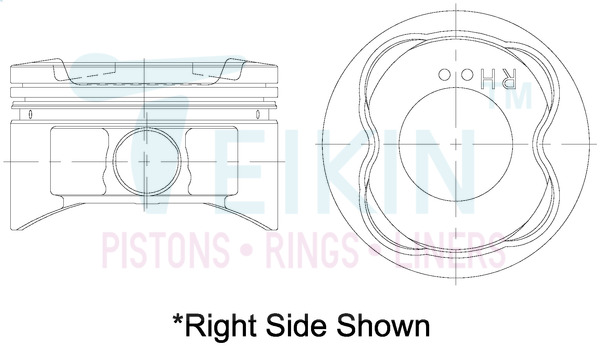 Поршень   46337.050   TEIKIN