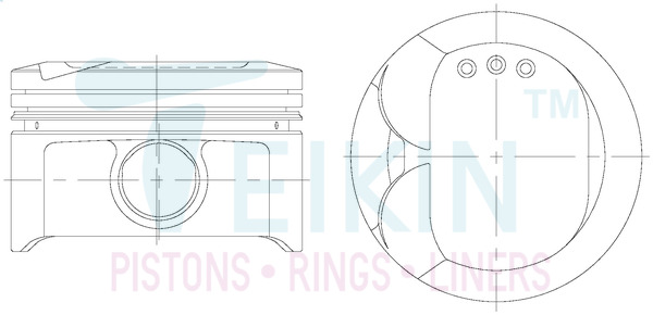 Поршень   46342.050   TEIKIN