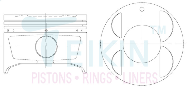 Поршень   46347.050   TEIKIN